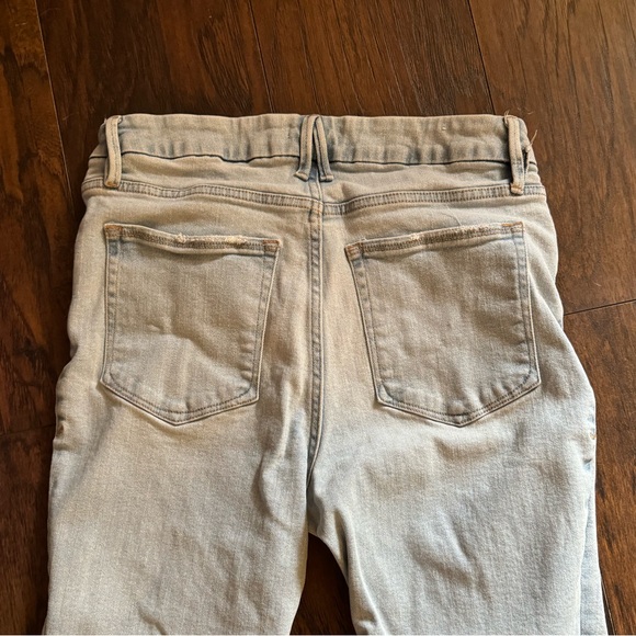 Good American GOOD CLASSIC NATURAL FRAY HEM Jeans Size 12 - Picture 5 of 6